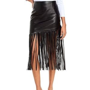 Bagatelle N.Y.C. faux leather midi skirt